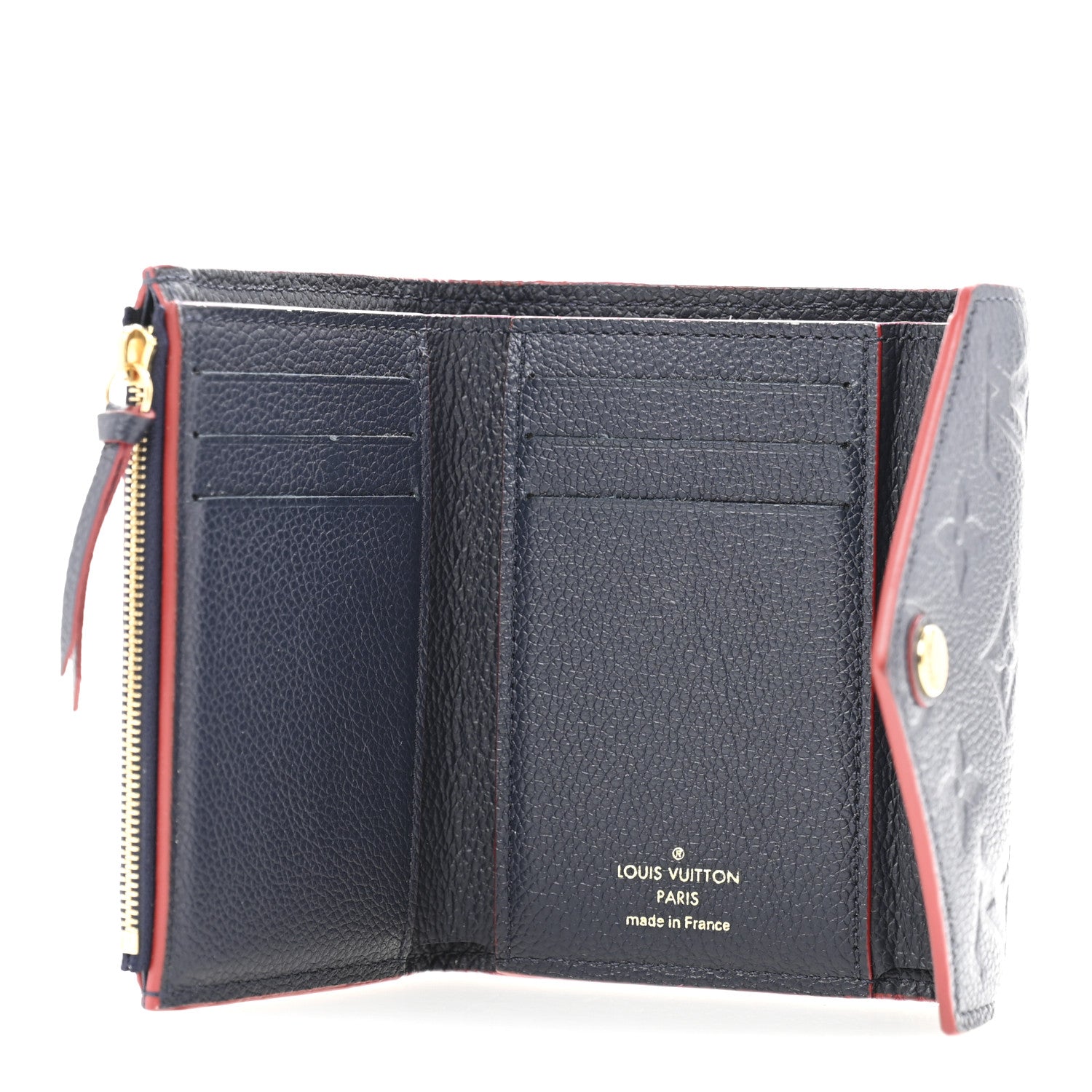Louis Vuitton Empreinte Victorine Wallet Marine Rouge 5 of 9