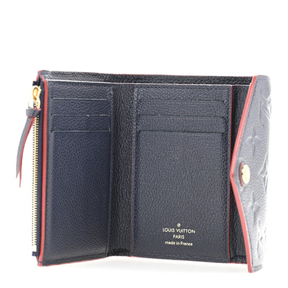 Louis Vuitton Empreinte Victorine Wallet Marine Rouge 5 of 9