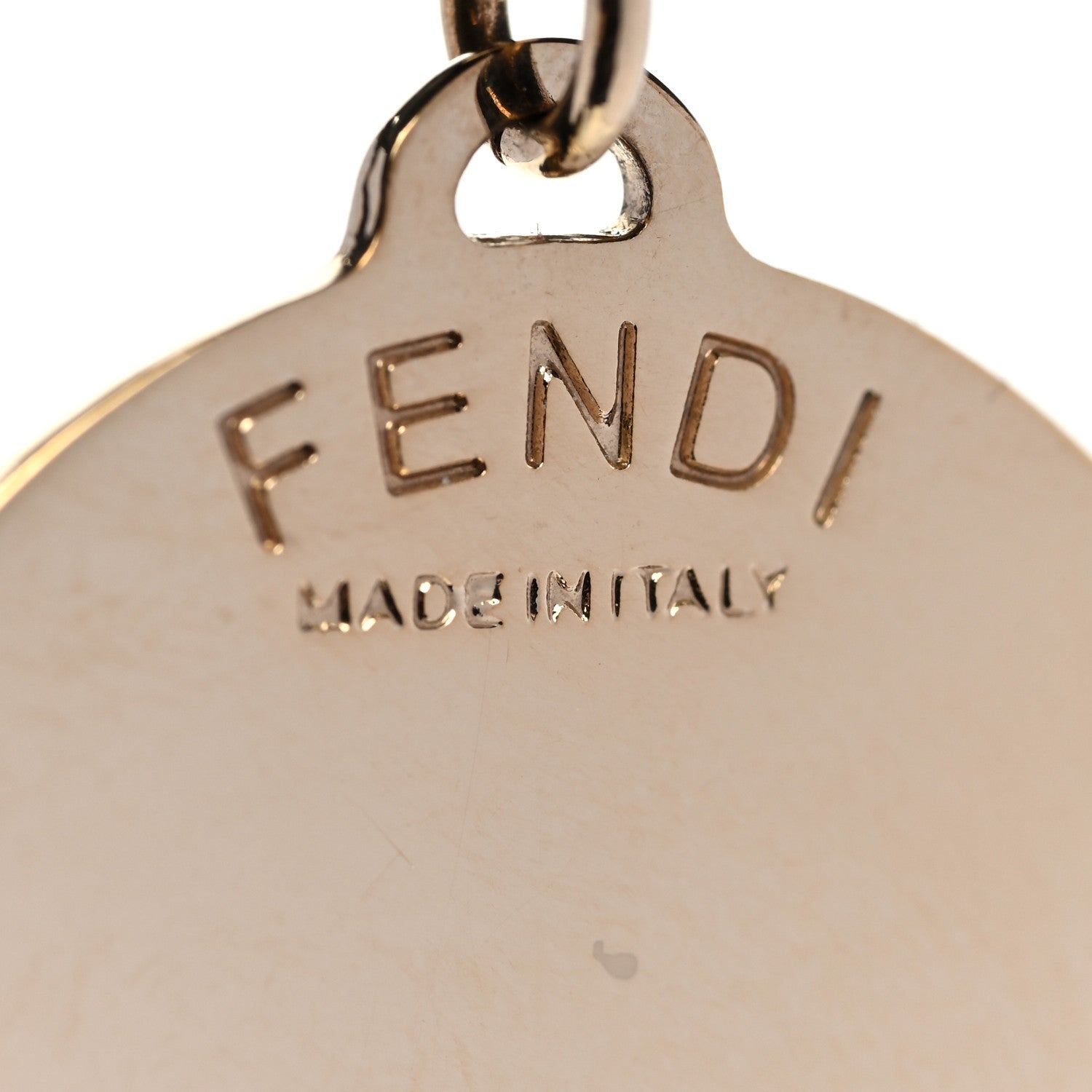 Fendi Crystal ID Pendant Gold 4 of 5