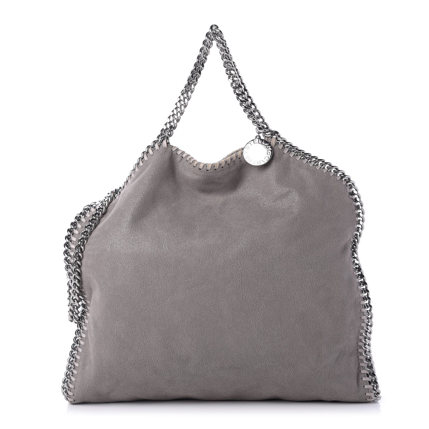 Stella McCartney Shaggy Deer Falabella Fold Over Tote Grey 1 of 9