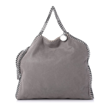 Stella McCartney Shaggy Deer Falabella Fold Over Tote Grey 1 of 9