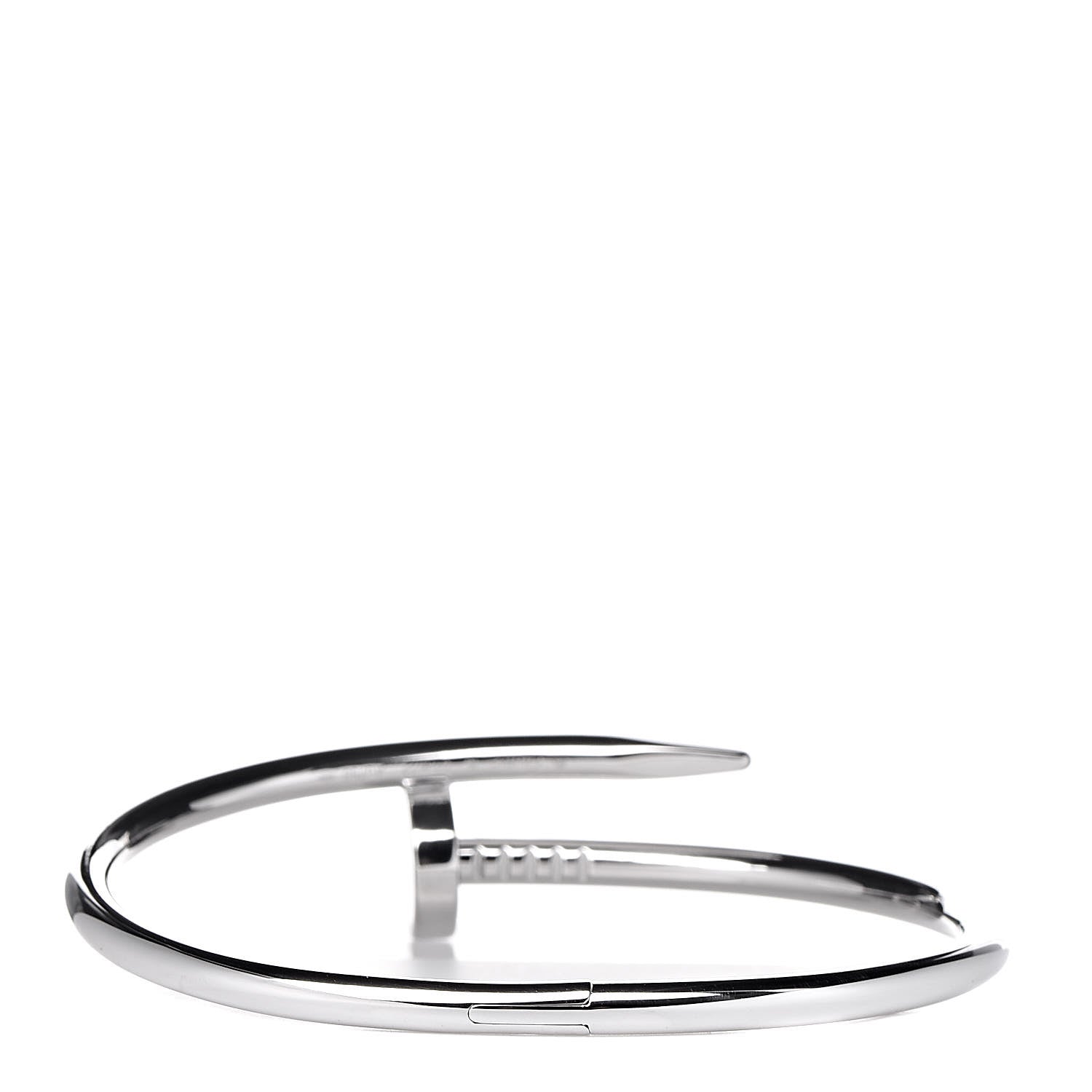 Cartier 18K White Gold Juste Un Clou Bracelet 16 3 of 5