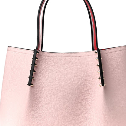 Christian Louboutin Calfskin Spiked Small Cabarock Shopper Tote Poupee 7 of 9