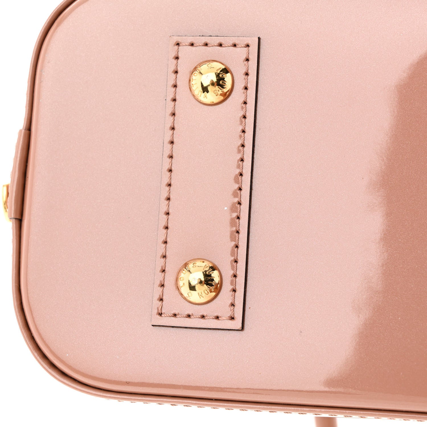 Louis Vuitton Vernis Alma BB Rose Velours 11 of 12