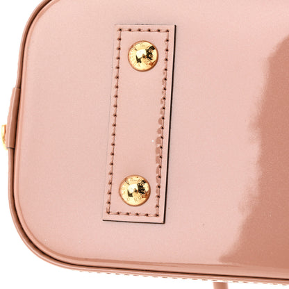Louis Vuitton Vernis Alma BB Rose Velours 11 of 12