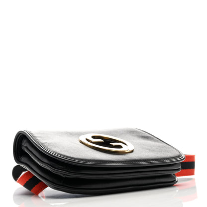 Gucci Roxy Calfskin Web Blondie Belt Bag 90 36 Black 3 of 8