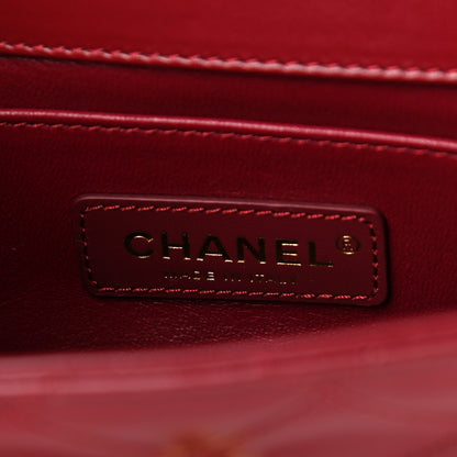 Chanel Calfskin Quilted Mini Perfect Fit Flap Burgundy 6 of 13