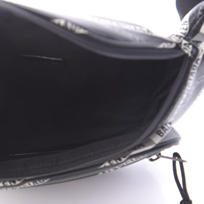 Balenciaga Smooth Calfskin Losange Monogram Explorer Belt Bag Black Grey 5 of 10