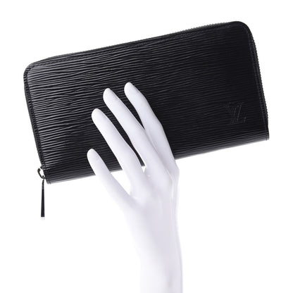 Louis Vuitton Epi Zippy Wallet Black 2 of 9
