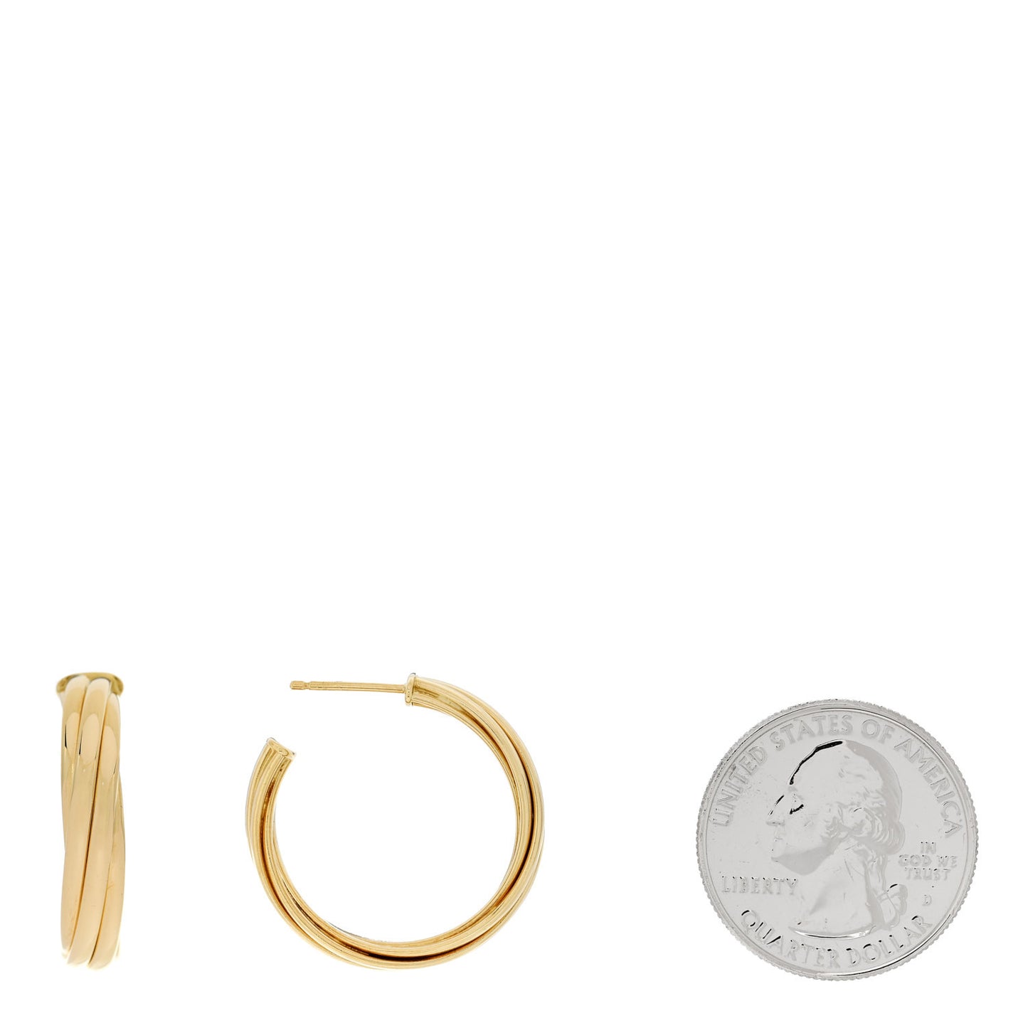 18K Yellow Gold Paloma Picasso Small Melody Hoop Earrings
