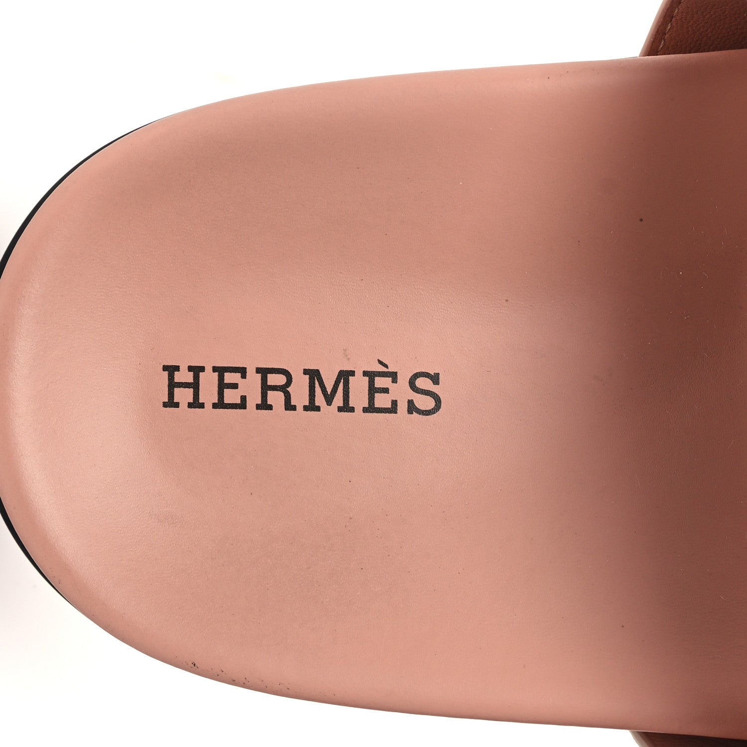 Hermes Suede Goatskin Womens Chypre Sandals 40.5 Nude 8 of 12