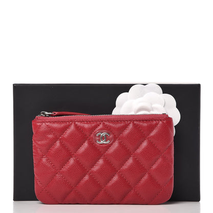 Chanel Caviar Quilted Small Cosmetic Case Pink 8 of 8