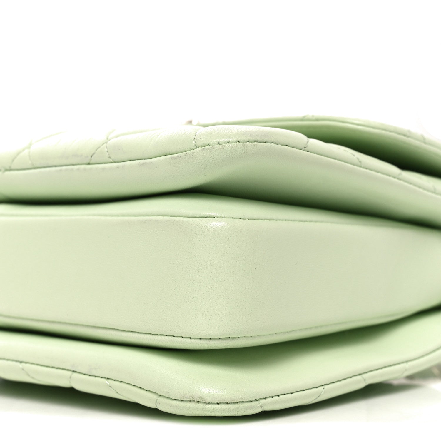Chanel Lambskin Quilted Small Trendy CC Flap Dual Handle Bag Light Green 10 of 10