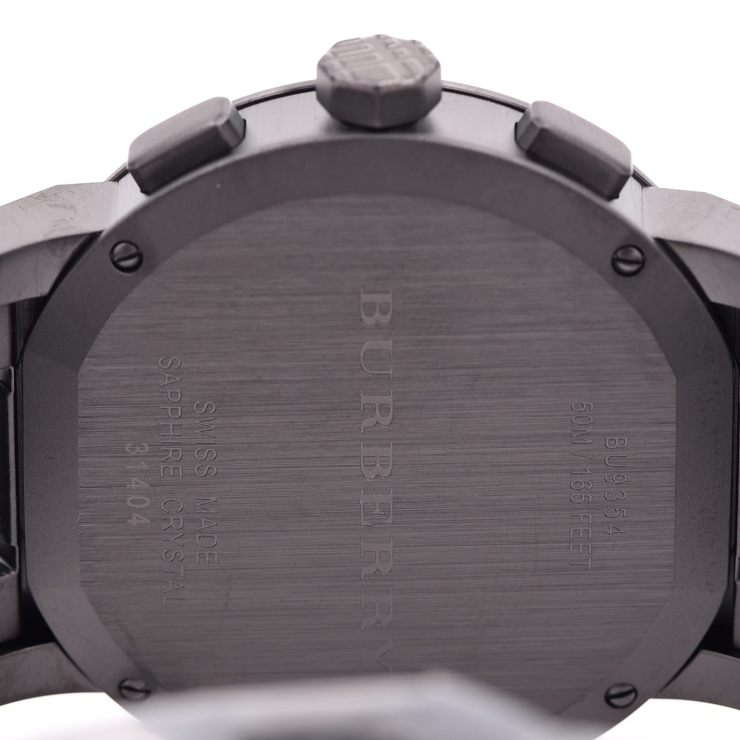 Burberry PVD Stainless Steel 42mm Chronograph Quartz Watch Black BU9354 6 of 7