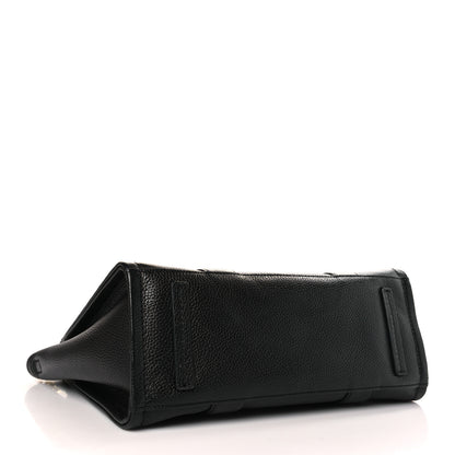 Marc Jacobs Grained Calfskin Medium The Tote Bag Black 4 of 8
