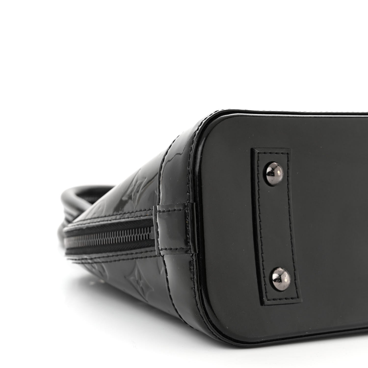Louis Vuitton Vernis Alma BB Noir Magnetique 9 of 10