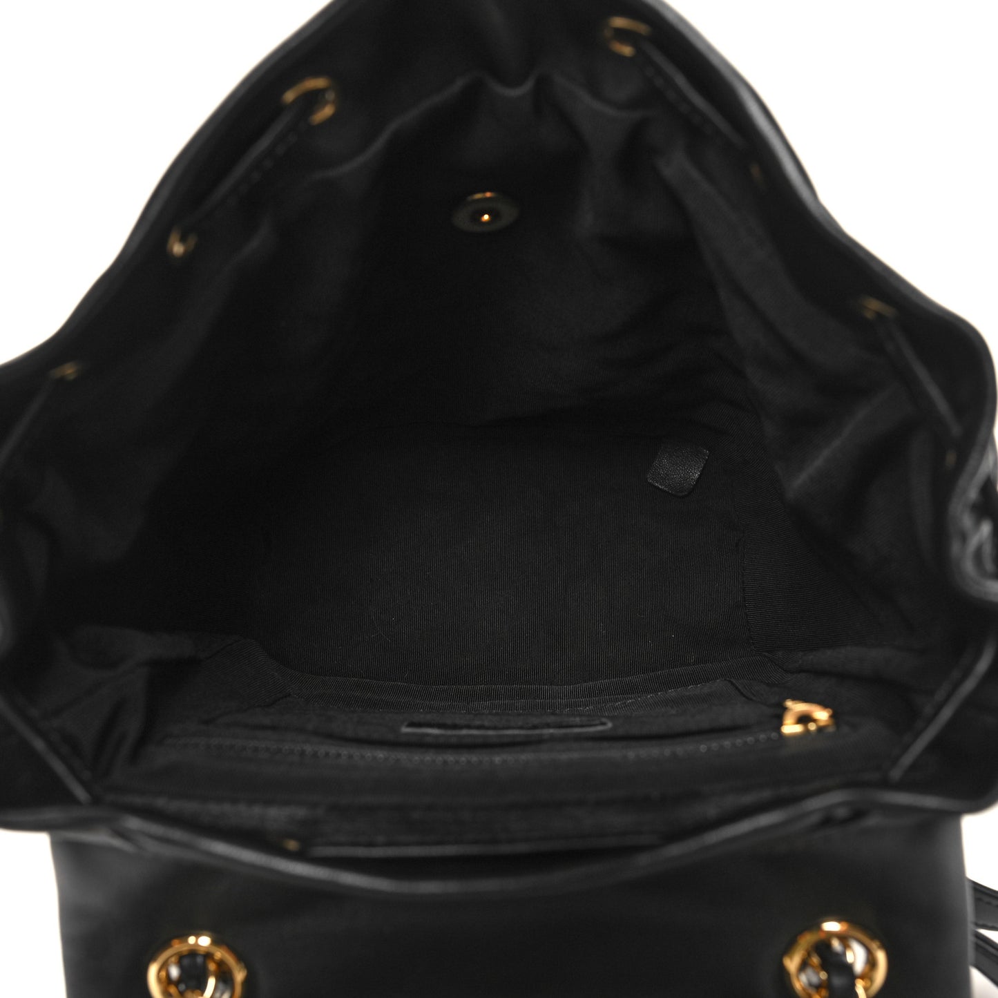 Lambskin Quilted Small Urban Spirit Backpack Black