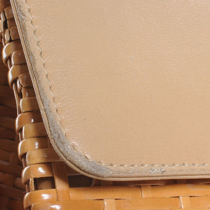 Chanel Straw Bag Tortoise CC Lock 10 of 10