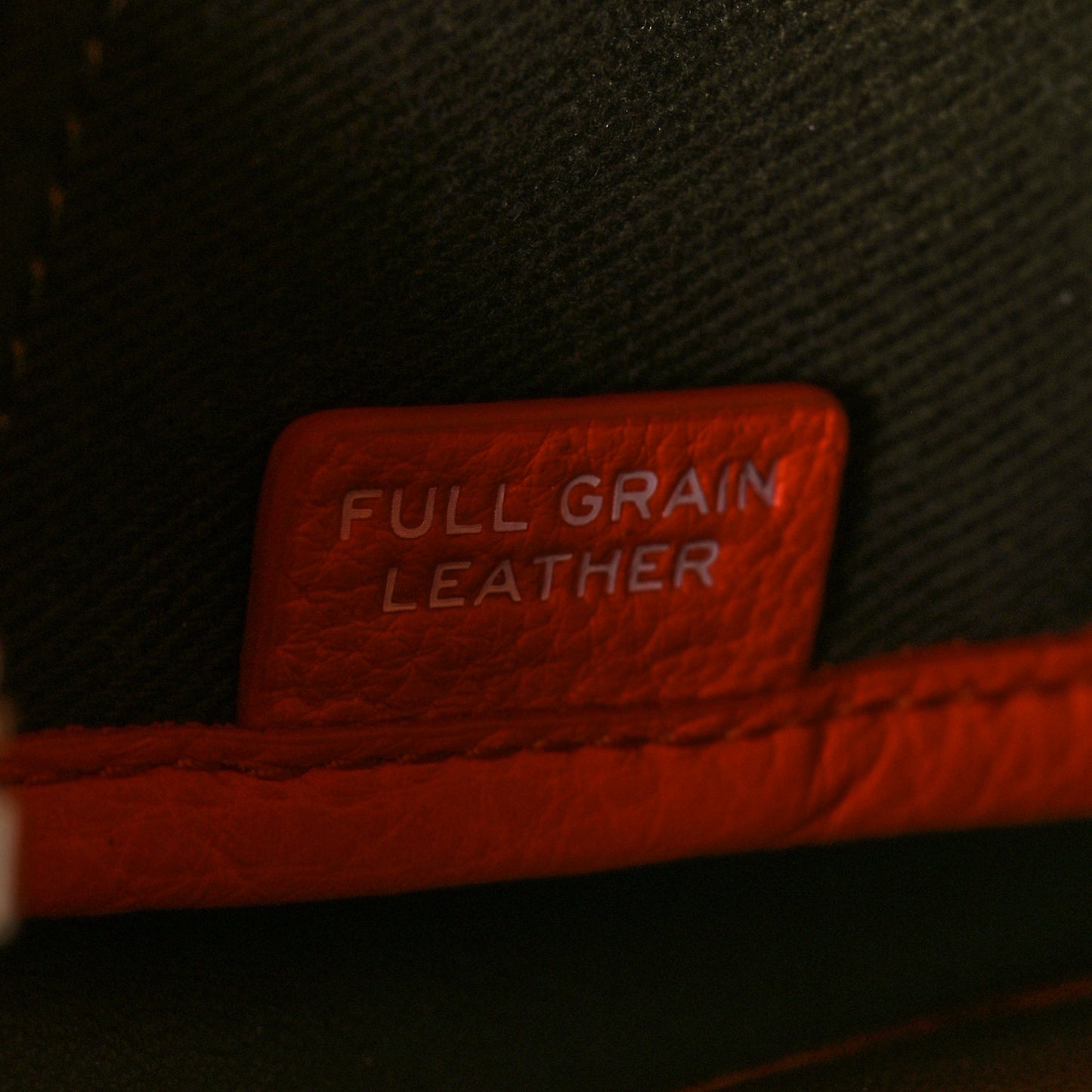 Grained Calfskin Medium The Tote Bag Dragon Fire