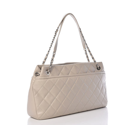 Chanel Caviar Quilted Timeless CC Soft Tote Off White 3 of 13