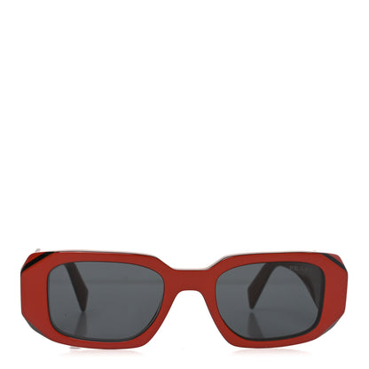 Prada Acetate Symbole Sunglasses SPR 17W Orange Black 2 of 7