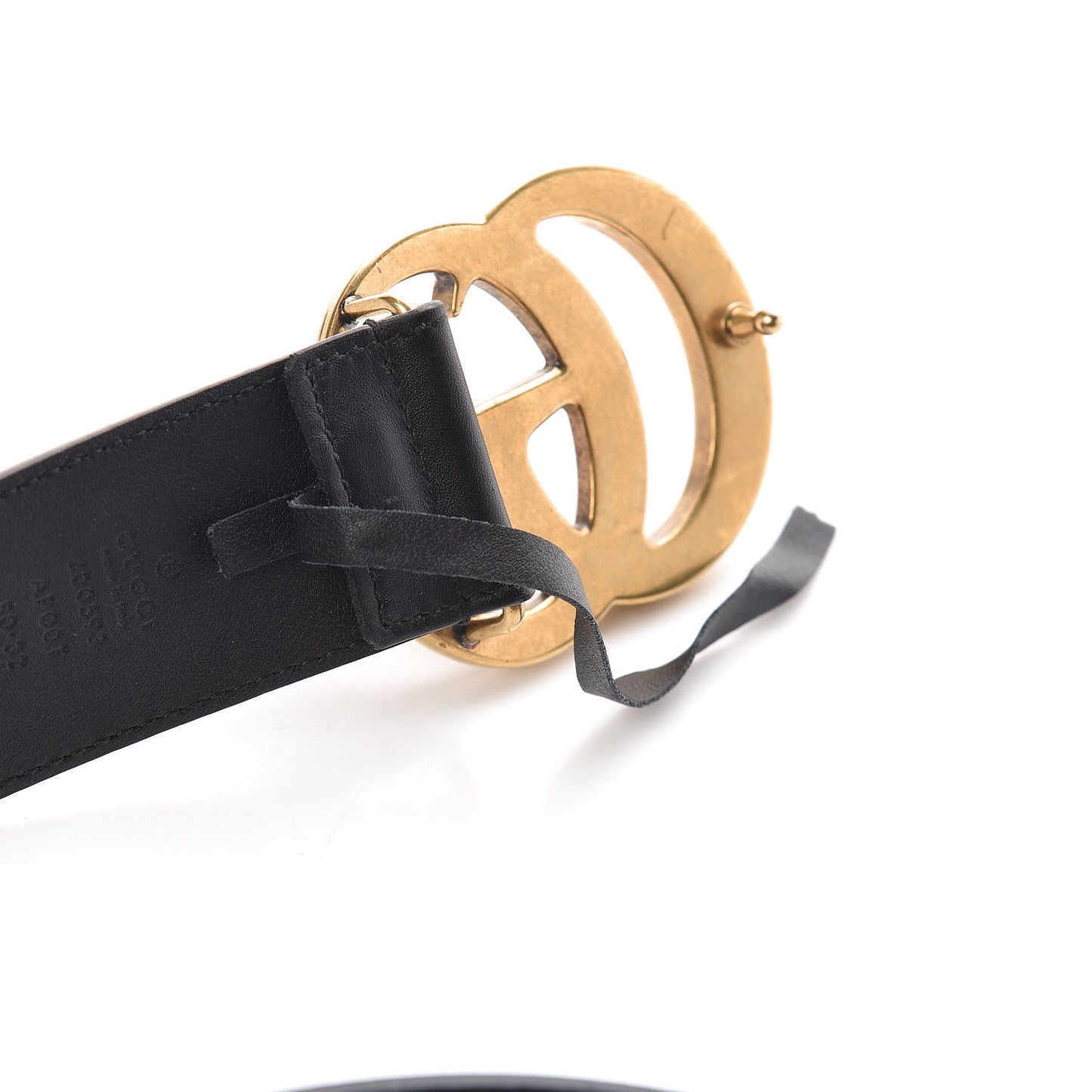Calfskin Double G 40mm Belt 80 32 Black