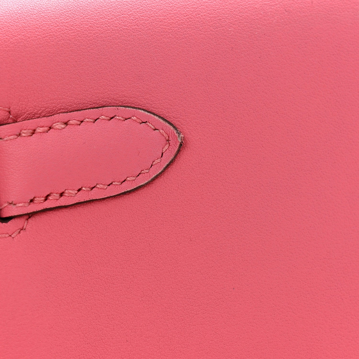 Hermes Swift Kelly Cut Clutch Pochette Rose Azalee 7 of 8
