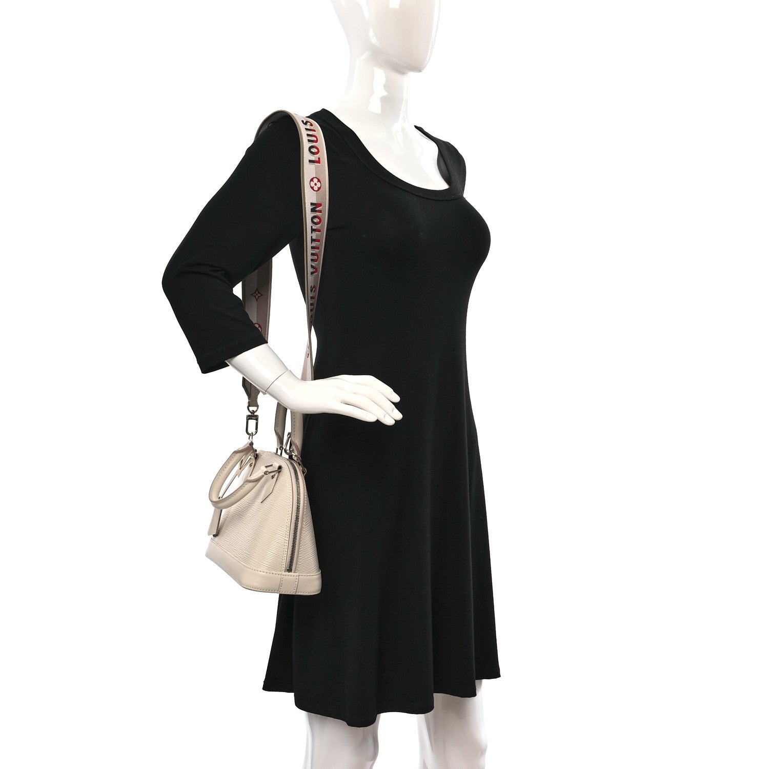 Louis Vuitton Epi Jacquard Alma BB Ivory 3 of 9