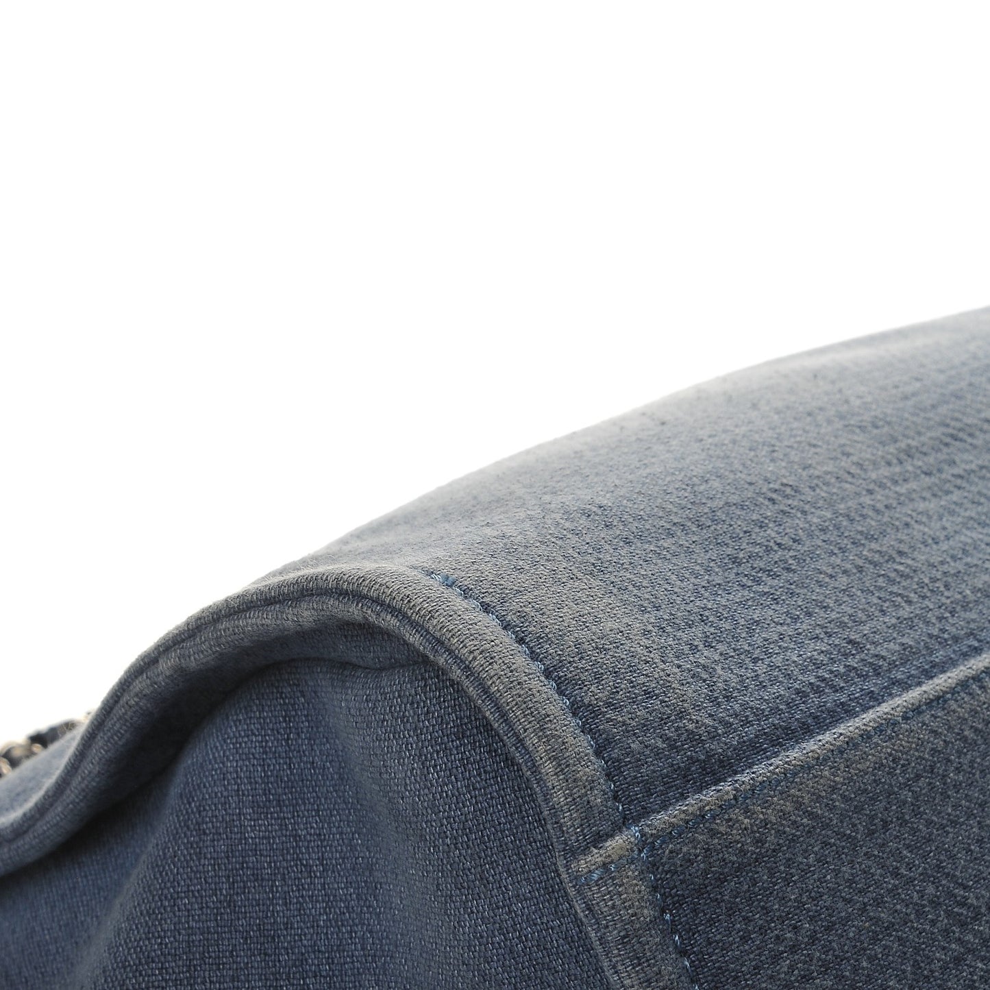 Canvas Large Deauville Tote Denim Blue