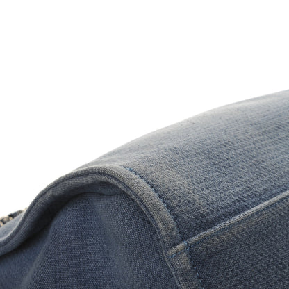 Chanel Canvas Large Deauville Tote Denim Blue 11 of 12