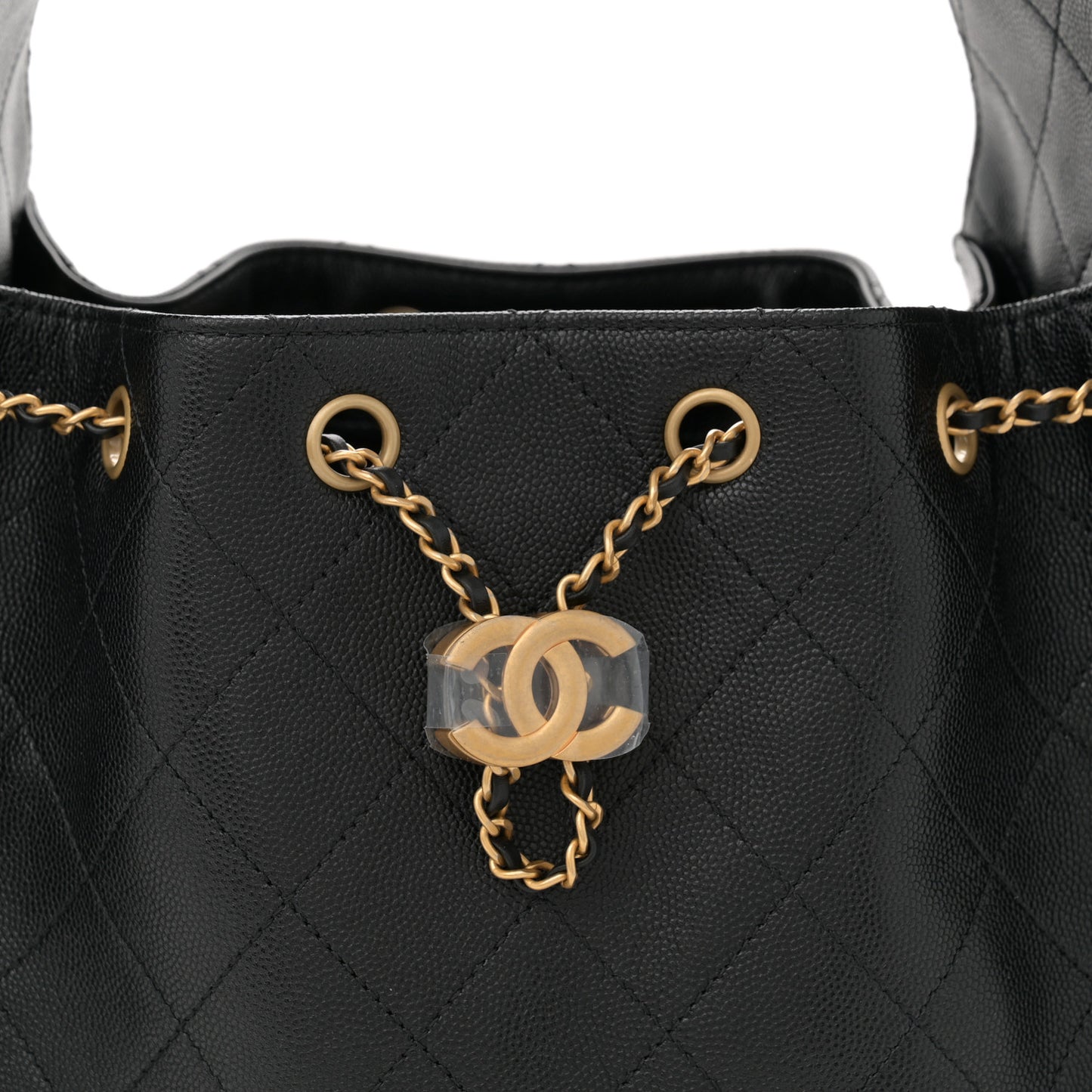 Caviar Quilted Small Chanel 25 Handbag Black