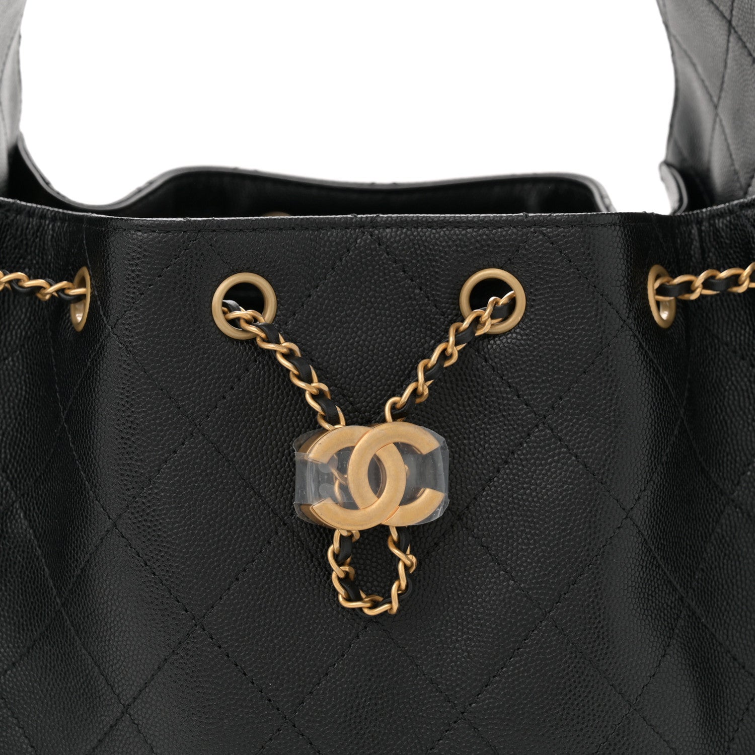 Chanel Caviar Quilted Small Chanel 25 Handbag Black 8 of 10