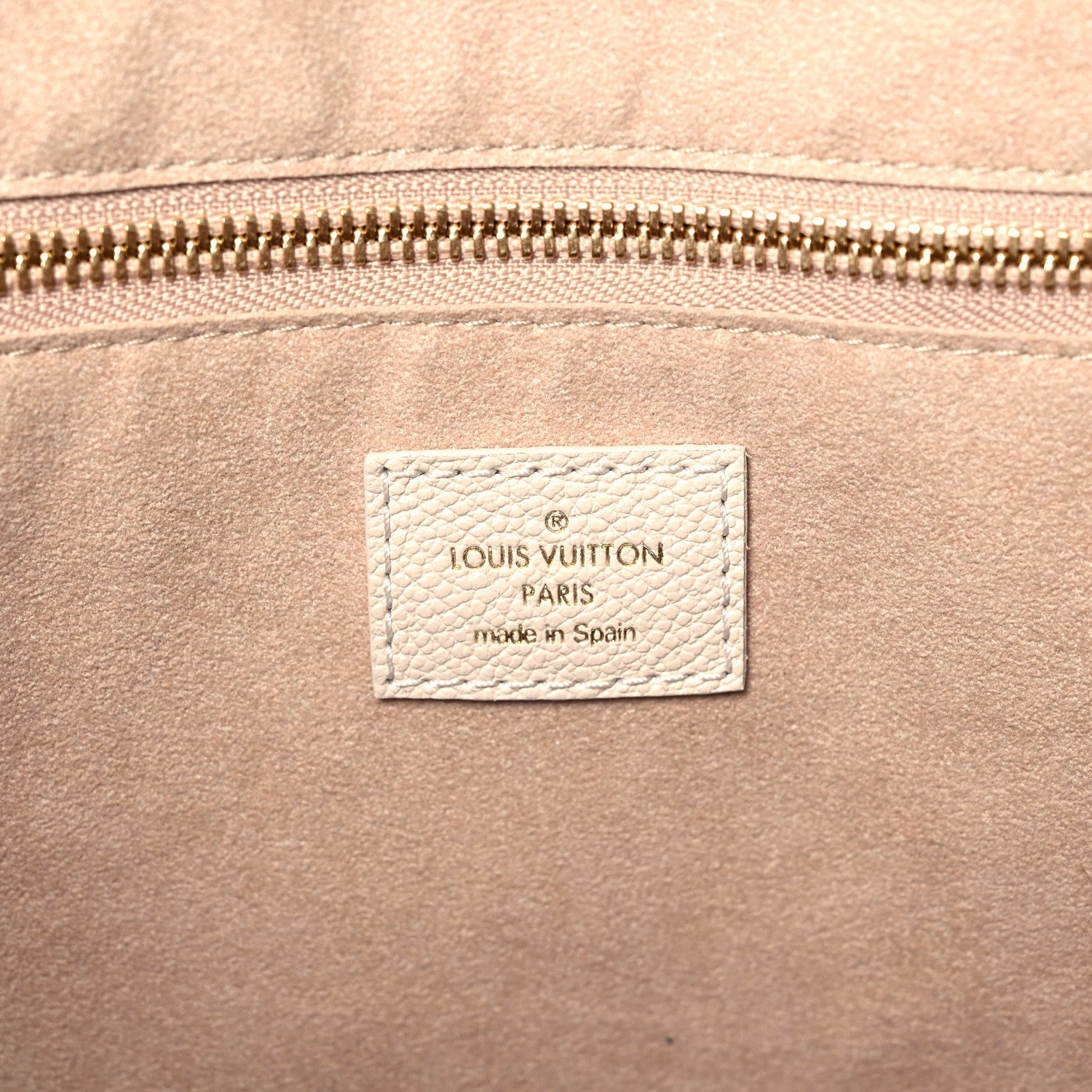 Louis Vuitton Empreinte Monogram Spring In The City Neverfull MM Kaki Beige Cream 6 of 9