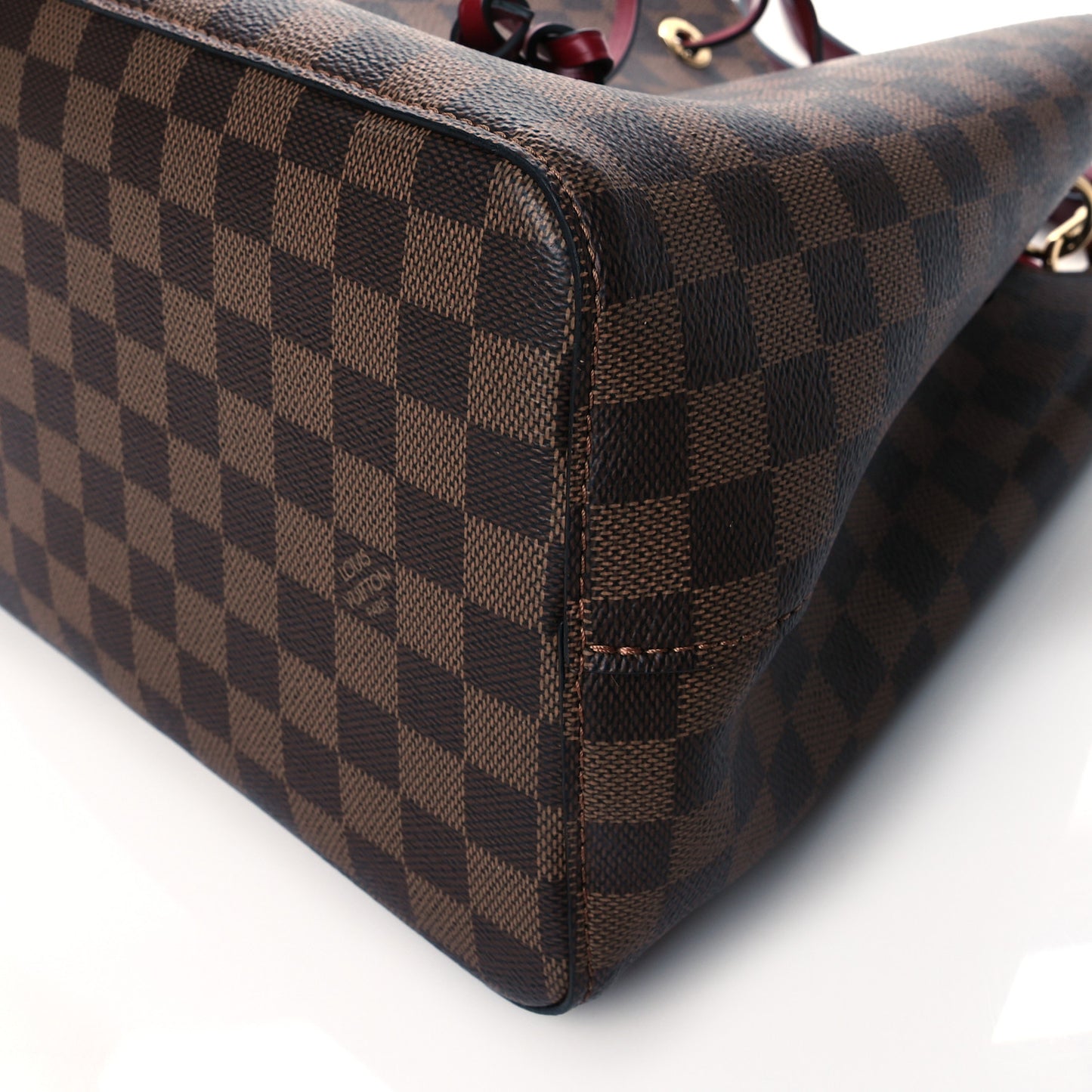 Damier Ebene Neonoe MM Cherry Berry