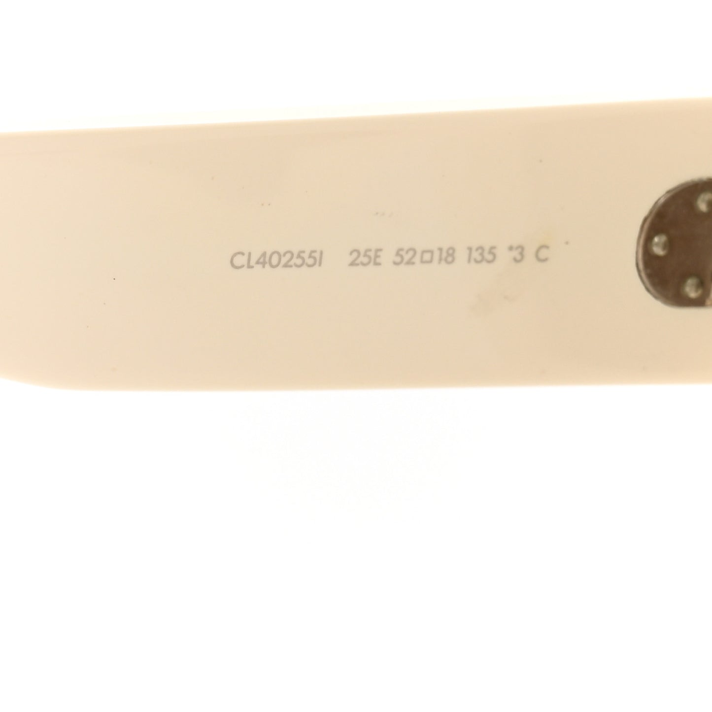 Acetate Sunglasses CL40255I Ivory