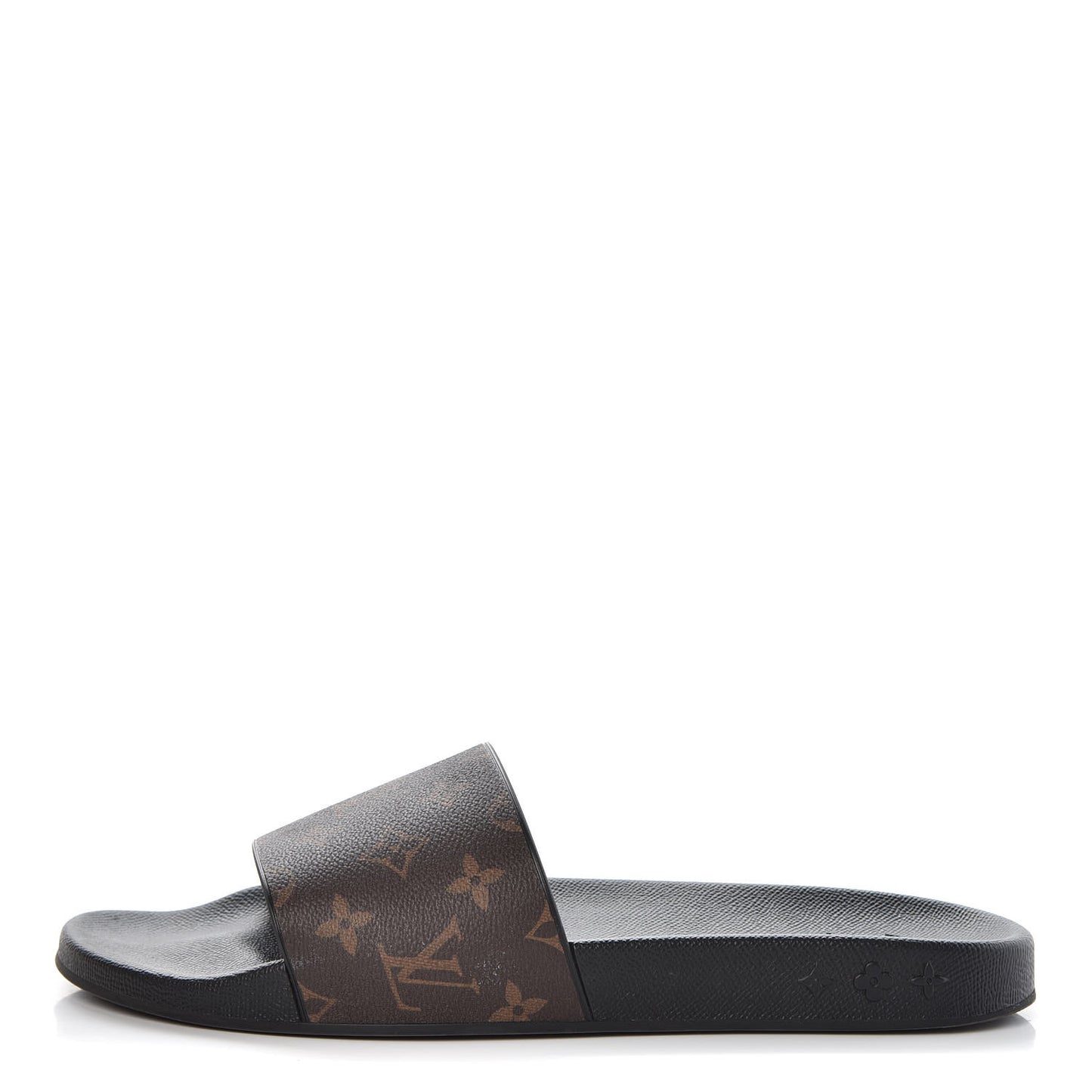 Rubber Monogram Mens Waterfront Mules 10 Macassar