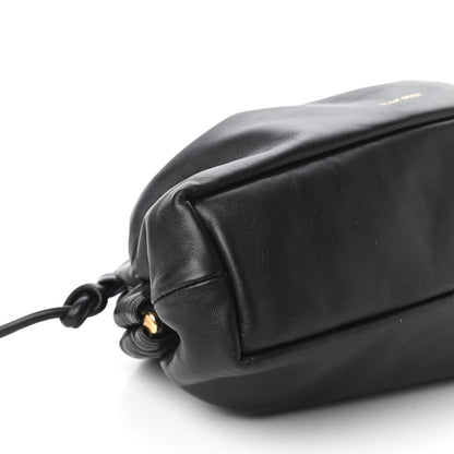 Mansur Gavriel Lambskin Mini Cloud Clutch Black Flamma 6 of 9