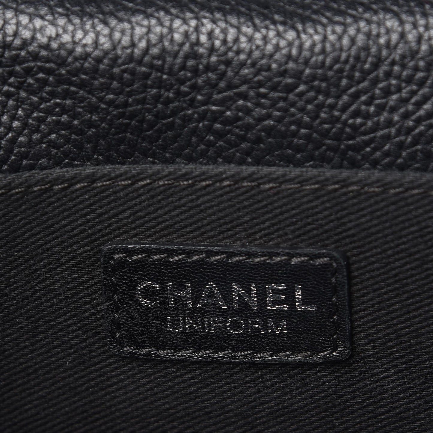 Grained Calfskin Quilted 2.55 Reissue Flap Belt Bag Clutch Black