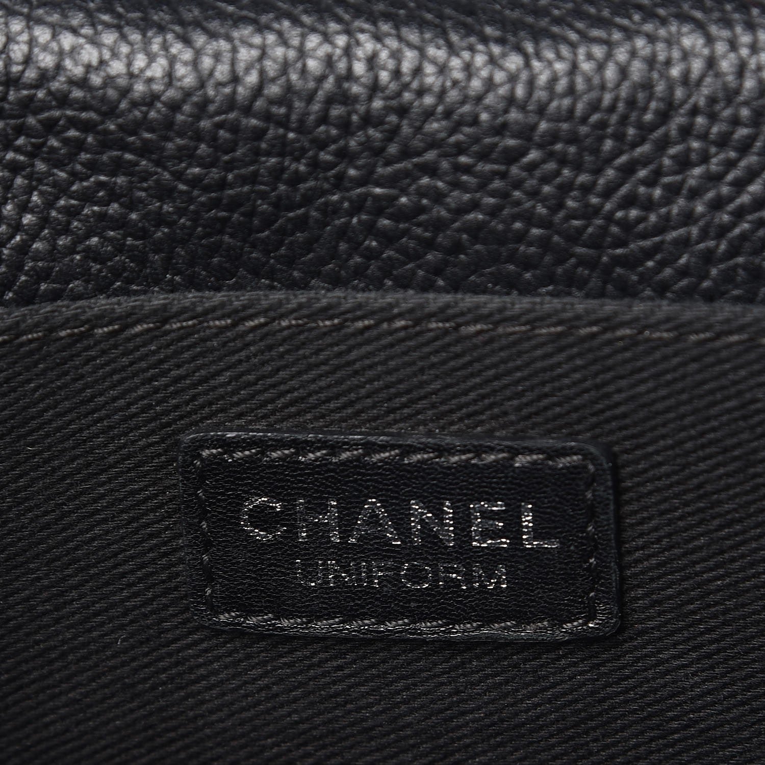 Chanel Grained Calfskin Quilted 2.55 Reissue Flap Belt Bag Clutch Black 6 of 8