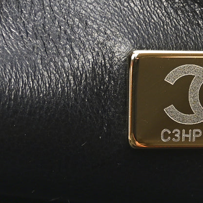 Chanel Lambskin Enamel Strass Quilted Mini Paris Monaco Flap Black 7 of 11