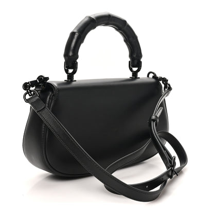 Gucci Calfskin Medium Bamboo Black 3 of 10
