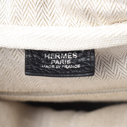 Hermes Taurillon Clemence Victoria II 35 Black 8 of 10