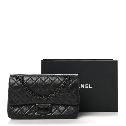 Chanel Aged Calfskin Quilted 2.55 Reissue 225 Flap So Black 11 of 11