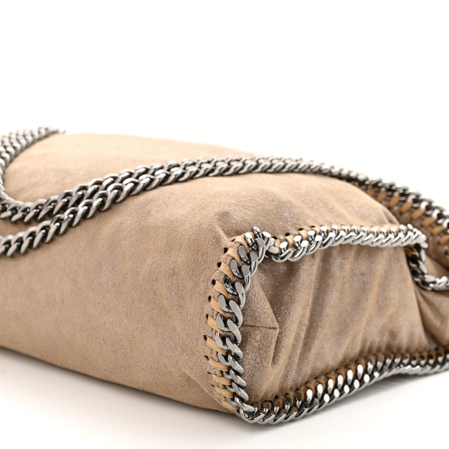 Shaggy Deer Small Falabella Tote Taupe