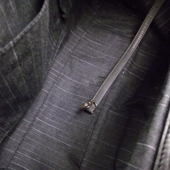 Glazed Calfskin Portobello Black