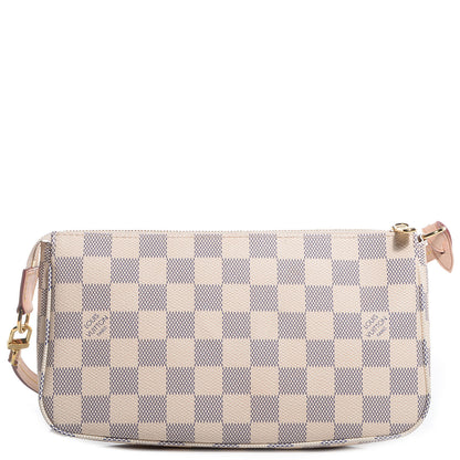 Louis Vuitton Damier Azur Pochette Accessories NM 1 of 7