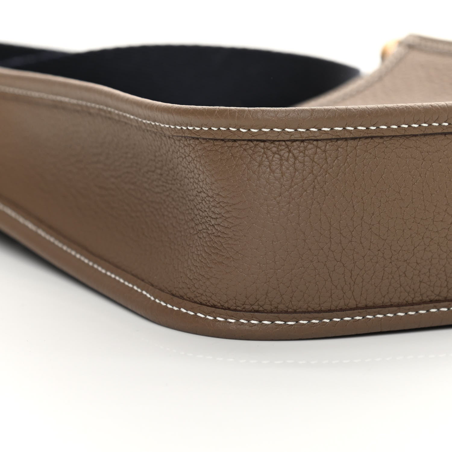 Hermes Taurillon Clemence Amazone Evelyne TPM Etoupe Bleu Indigo 9 of 12
