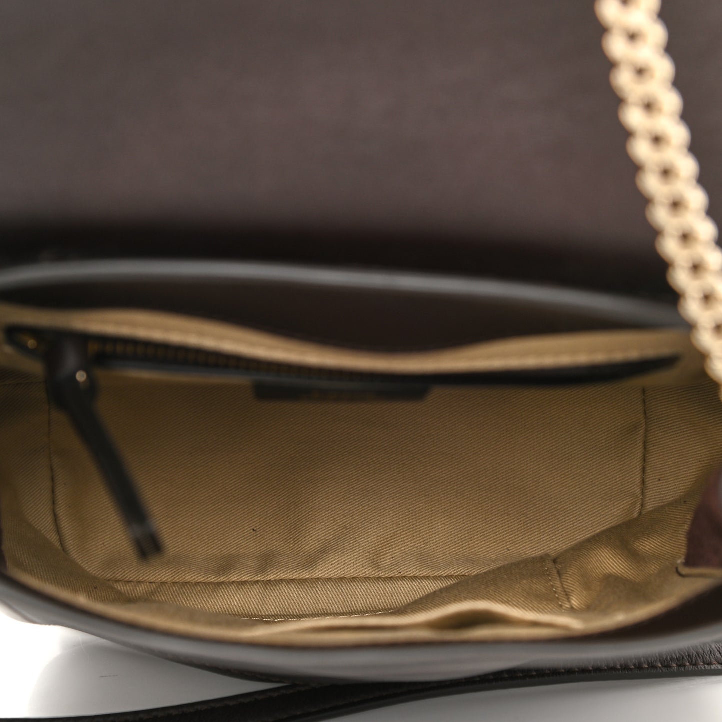 Suede Calfskin Mini Faye Backpack Dark Brown