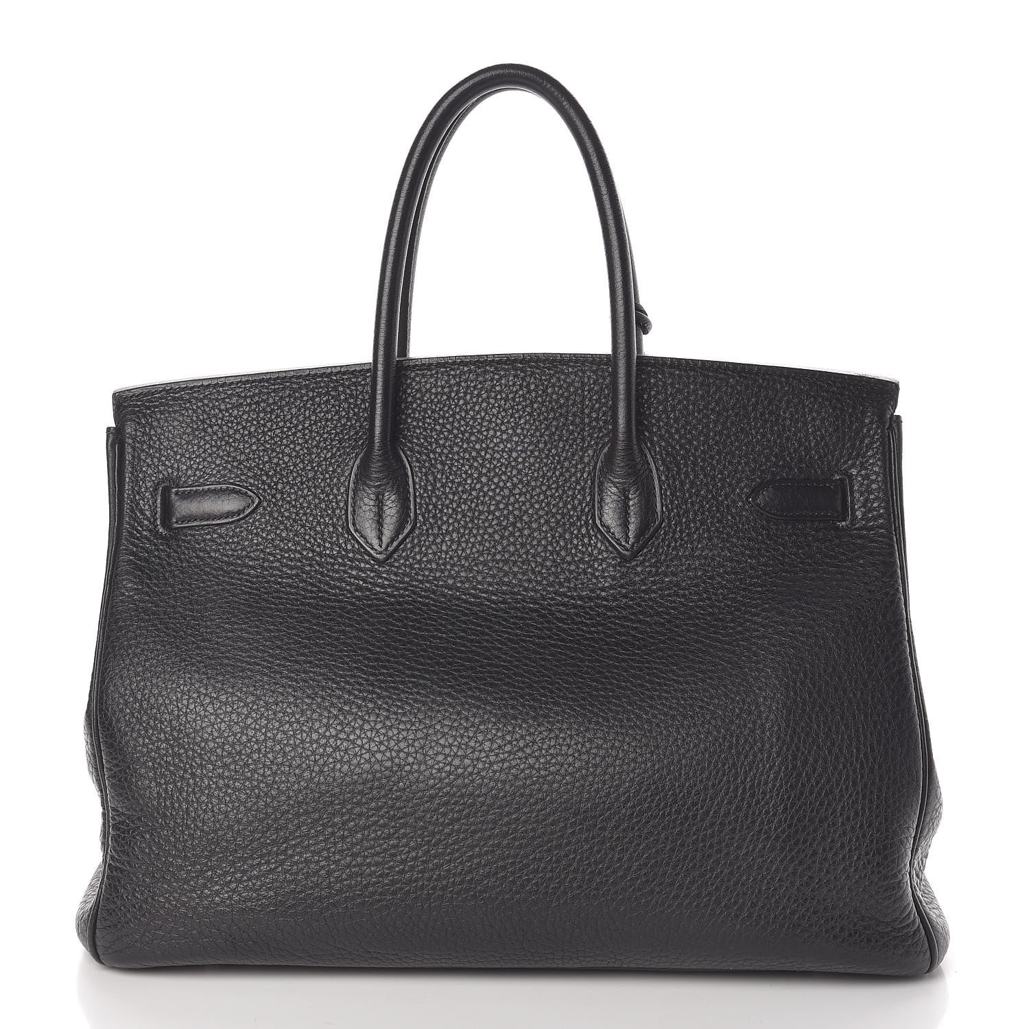 Hermes Taurillon Clemence Birkin 35 Black 4 of 40