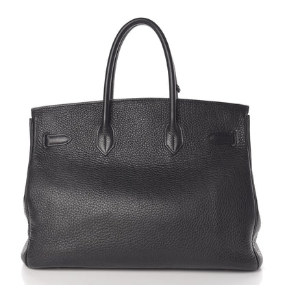 Hermes Taurillon Clemence Birkin 35 Black 4 of 40